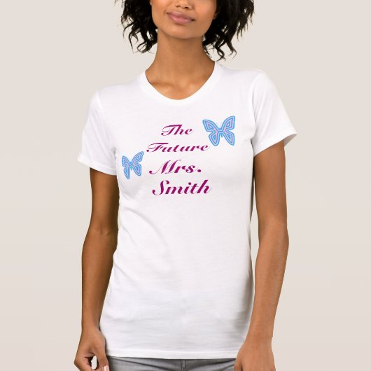 De toekomst mevrouw t-shirt (Voorkant)