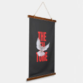 De Toekomst – Motiverende typografie quote |  Hangend Wandkleed (Gebogen)