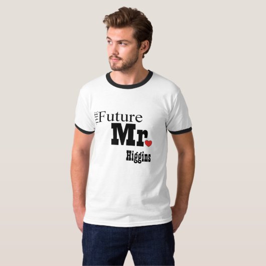 De toekomst Mr Custom T-shirt (Voorkant volledig)