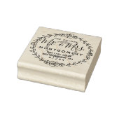 De toekomst Mr & Mrs Roos Vine retour adres Rubberstempel (Stempel)