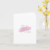 De Toekomst Mrs Smith....Kaart Kaart (Gele Bloem)