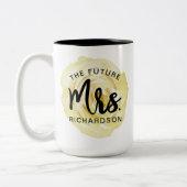 De toekomst Mrs Waterverf Floral Mok (Links)