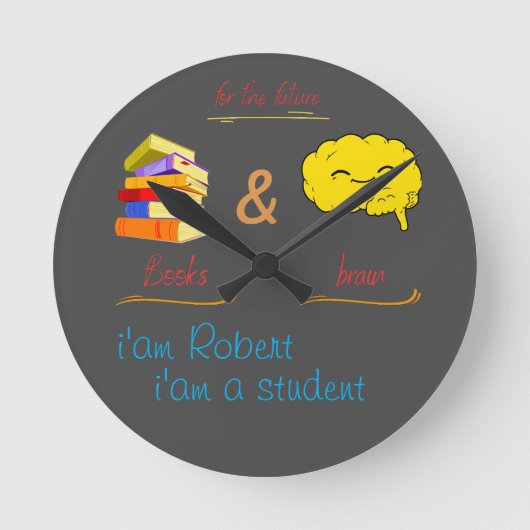 de toekomst ronde klok (Voorkant)