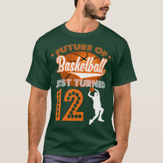 De toekomst van basketbal is pas 12 basketbalplate t-shirt