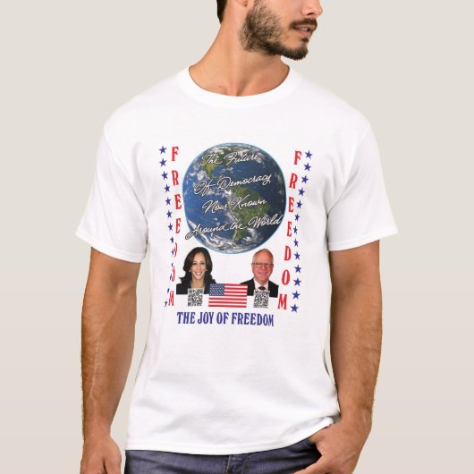 De toekomst van de democratie t-shirt (Voorkant)