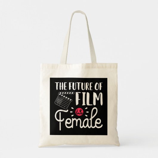 De toekomst van de film is filmmaker Vrouw Movie D Tote Bag (Achterkant)