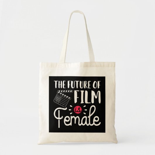 De toekomst van de film is filmmaker Vrouw Movie D Tote Bag (Voorkant)