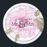De toekomst van de heer en mevrouw Floral-bruiloft Magneet<br><div class="desc">Een unieke manier om de datum voor je bruiloft aan te kondigen. Stuur me een e-mail naar JMR._Designs@yahoo.com als je hulp nodig hebt of een speciale aanvraag hebt.</div>
