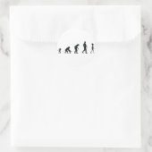 De toekomst van de menselijke evolutie ronde sticker (Tas)