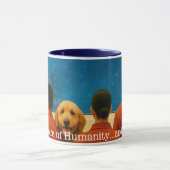 De toekomst van de mensheid 11oz Coffee Mok (Midden)