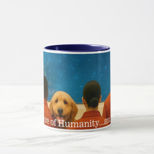 De toekomst van de mensheid 11oz Coffee Mok (Midden)