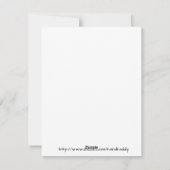 De toekomst van de toekomst feestdagenkaart (Achterkant)