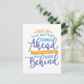 De toekomst van de toekomst feestdagenkaart (Staand voorkant)