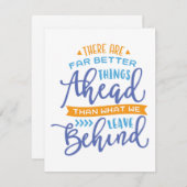 De toekomst van de toekomst feestdagenkaart (Voorkant / Achterkant)