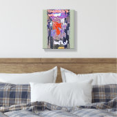 De toekomst van de toekomst van de toekomst canvas afdruk (Insitu (Slaapkamer))