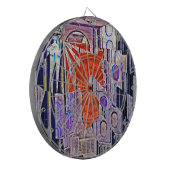 De toekomst van de toekomst van de toekomst dartbord (Voorkant Links)