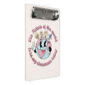 De toekomst van de wereld ligt in mijn klasse mini klembord (Schuin)