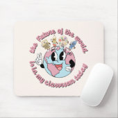 De toekomst van de wereld ligt in mijn klasse muismat (Met muis)