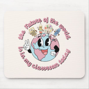 De toekomst van de wereld ligt in mijn klasse muismat