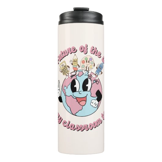 De toekomst van de wereld ligt in mijn klasse thermosbeker (Voorkant)