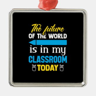 De toekomst van de wereld ligt vandaag in mijn kla metalen ornament
