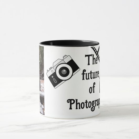 De toekomst van fotografie mok (Midden)