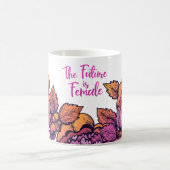De toekomst van het vrouw koffiemok (Center)