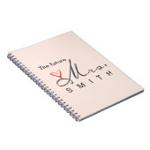 De toekomst van mevrouw  - pas je eigen model aan! notitieboek (Rechterzijde)