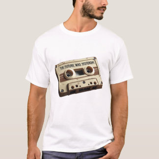 De toekomst was gisteren  audiocassette t-shirt