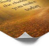 De toekomst wordt gedomineerd door keuzes poster (Hoek)