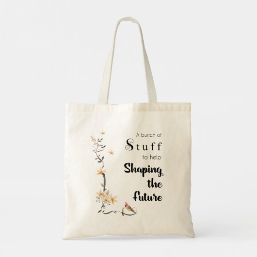 De toekomstige Canvas tas van de leraar vormen (Achterkant)