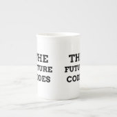 De Toekomstige Codes Porselein Kop (Voorkant)