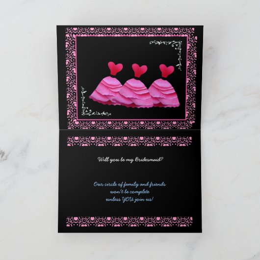 De toekomstige Kaart van het Bruidsmeisje van de (Binnen)