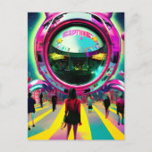 De toekomstige markt briefkaart (Voorkant)