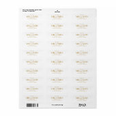 De toekomstige meneer en mevrouw Save The Date ret Etiket (Full Sheet)