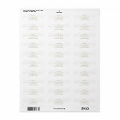 De toekomstige meneer en mevrouw Save The Date ret Etiket (Full Sheet)