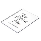 De toekomstige mevrouw en Uw Naam | Modern schoonh Notitieboek (Linkerzijde)