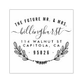 De Toekomstige Mijnheer & Mevrouw Landelijke Retou Rubberstempel (Afrduk)