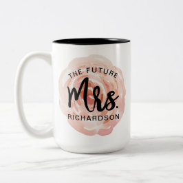 De toekomstige Mok van mevrouw Waterverf Floral