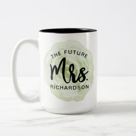 De toekomstige Mok van mevrouw Waterverf Floral