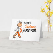 De Toekomstige Overlevende SFT van de leukemie Kaart (Gele Bloem)