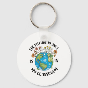 De Toekomstige Planeet is in mijn Clroom Earth Day Sleutelhanger