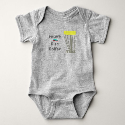 De toekomstige schijf golfer baby onsie romper (Voorkant)