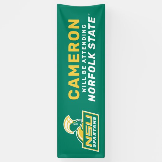 De toekomstige Spartans van NSU Afstuderen Spandoek (Verticaal)