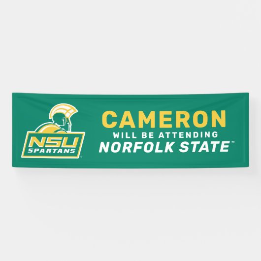 De toekomstige Spartans van NSU Afstuderen Spandoek (Horizontaal)