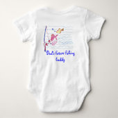 de toekomstige visserijmaatje van papa romper (Achterkant)