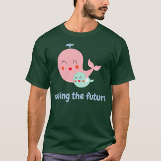 De toekomstige walvis opfokken t-shirt