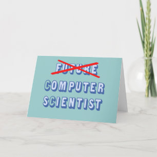 De toekomstige Wetenschapper van de Computer niet Kaart