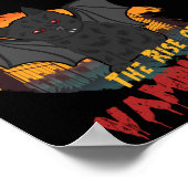 De toename van Vampurr - Parody Cat Kat Halloween Poster (Hoek)