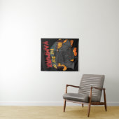 De toename van Vampurr - Parody Cat Kat Halloween Wandkleed (In Situ (horizontaal))